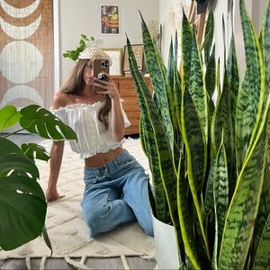 Hippie off the shoulder blouse